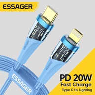 Cabo USB-C Lightning 20W Essager: Carregamento Turbo! - imagem 1