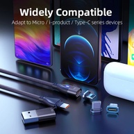 Cabo USB-C Magnético 100W: Carregue Rápido! - imagem 4