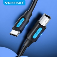 Cabo USB-C para USB-B VENTION: Transferência Rápida! - imagem 1