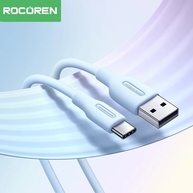 Cabo USB-C Rocoren 3A: Carregamento Turbo e Dados! - imagem 1
