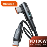 Cabo USB-C Toocki: Carregamento Turbo e LED! - imagem 1