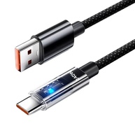 Cabo USB-C Transparente 240W: O Futuro da Recarga Rápida - imagem 1