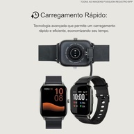 Cabo Carregador USB Rápido para Smartwatch Haylou LS02, GST, Xiaomi - DM Acessórios - imagem 4