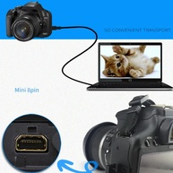 Cabo USB Ricoh/Nikon: Sincronize e Carregue! - imagem 1
