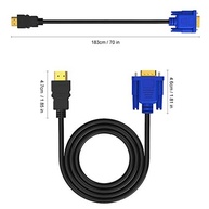 FAMKIT Cabo conversor HDMI para VGA 1080p macho para VGA macho - imagem 4