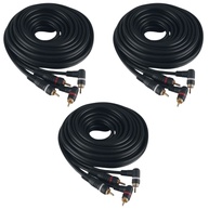 Cabos RCA 5m KX3: Som Automotivo Sem Ruídos! - imagem 1
