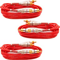 Cabos RCA Blindados: Áudio Impecável em 1 Metro! - imagem 1