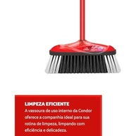 Kit Limpeza Completo com Vassoura Varre Muito, Varre Fácil, Rodo 30cm e Pá Caçamba - Condor - imagem 5