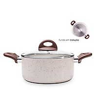 Caçarola Antiaderente Cerâmica 24cm Brinox - imagem 1