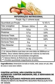 Pasta de Amendoim c/Mel Cacau e Coco (500g) - Thiani - imagem 2