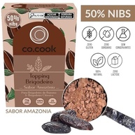 CoCook Sobremesa Topping 50% Nibs de Cacau Brigadeiro de Banana e Clássica Bebidas Sabor Amazônia 75g Perfeito para cobrir bolos, rechear doces, Rende até 30 porções - imagem 5