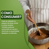 Cacau em pó 500g Embalagem Refil WVegan Vegano - imagem 3