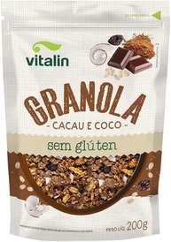 Vitalin Granola Cacau E Coco Integral Sem Glúten 200G - imagem 1