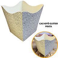 Cachepôs Decorativos Prata: Kit para Festas e Flores - imagem 1