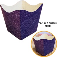 Cachepôs Decorativos Roxos: Kit para Festas e Flores - imagem 1