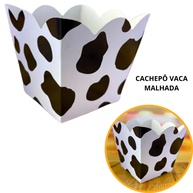 Cachepôs Fazendinha Vaca Malhada: Decore Sua Festa! - imagem 1