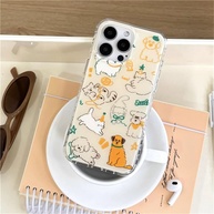 Capinha iPhone: Cachorros Fofos com Suporte! - imagem 2