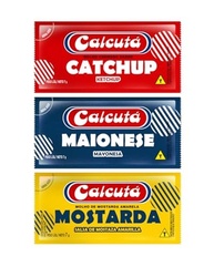 3 Caixas Ketchup Maionese Mostarda Calcuta 144 Unidades Cada Caixa - imagem 2