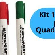 Kit 12 Pincéis Recarregáveis para Quadro Branco – 3 Cores Cada - imagem 2