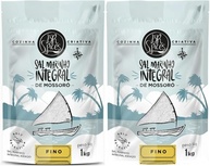 Kit com 2 Pouchs de Sal Marinho Integral de Mossoró de 1Kg cada - Br Spices - imagem 1