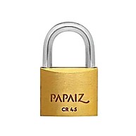 Cadeado Latão 45mm com 2 Chaves - Papaiz: Segurança Real em Qualquer Lugar - imagem 1