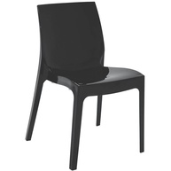 Cadeira Tramontina Alice Brilho Summa em Polipropileno Preto – Conforto e Estilo para Qualquer Ambiente - imagem 1