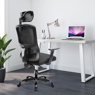 Cadeira Ergonômica 3D Reclinável com Apoio de Cabeça e Braços Ajustáveis - Até 150kg | Design Moderno e Conforto Personalizado - imagem 1