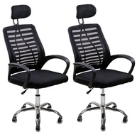 Cadeira de Escritório Ergonômica: Kit 2 com Tela Mesh - imagem 1