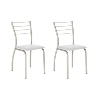 Cadeira de Jantar Carraro: Elegância em Aço - imagem 1