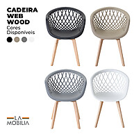 Cadeira de Jantar Web Wood: Design e Conforto - imagem 1