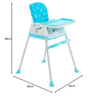 Cadeira de Alimentação Bebê 3 em 1 Zest Maxi Baby - Segura, Confortável e Versátil - imagem 4