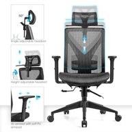 CADEIRA ERGONÔMICA EM TELA MESH - CONFORTO E ESTILO PARA SEU ESCRITÓRIO - imagem 4