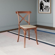 Cadeira Katrina Cobre: Elegância e Conforto - imagem 1