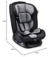 Cadeira para Auto Multikids Baby Orion 0-36kg Preta e Cinza: Segurança e Conforto do Nascimento aos 10 Anos - imagem 3