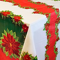 Toalha de Mesa Impermeável de Natal para 4, 6, 8 e 10 Cadeiras - imagem 1