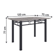 Sala de Jantar Completa: Mesa Granito + 4 Cadeiras - imagem 2