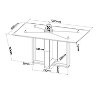 Sala de Jantar Completa: Mesa Romantic + 4 Cadeiras - imagem 2