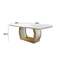 Conjunto Sala de Jantar Kate Espresso com 6 Cadeiras - imagem 2