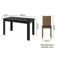Sala de Jantar Isla: Mesa e 6 Cadeiras - imagem 2
