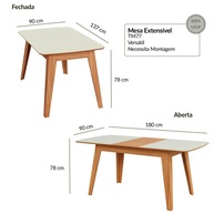 Sala de Jantar Lisboa: Mesa + 6 Cadeiras - imagem 2