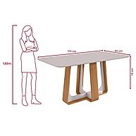 Sala de Jantar Completa: Mesa Easy Pop + 6 Cadeiras - imagem 2