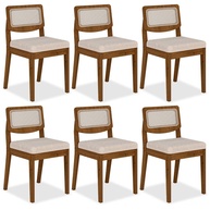 Cadeiras Bari: Kit 6 Estilo e Conforto - imagem 1