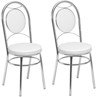 Cadeiras Cromadas: Kit 2 para Cozinha e Jantar - imagem 1