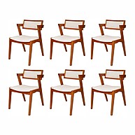 Cadeiras de Madeira Maciça Ímola: Elegância para sua Casa - imagem 1