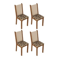 Kit com 4 Cadeiras de Jantar Rustic - Design Moderno e Conforto para sua Sala de Jantar - imagem 1