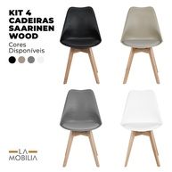 Cadeiras Saarinen Estofadas: Design e Conforto - imagem 1