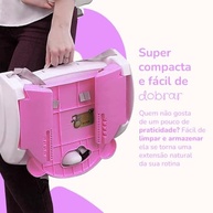Cadeirinha de Alimentação Portátil para Bebês - Dobrável, Segura e Confortável - imagem 5