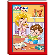 Caderno Brochura 80F Vermelho Bem e Bom: Kit 5 Unidades - imagem 1
