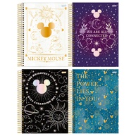 Caderno Mickey: Pacote com 4 Unidades para Seus Estudos! - imagem 1