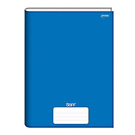 Caderno Stiff Sem Pauta: 96 Folhas Azul Jandaia - imagem 1